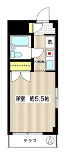 シャテロ狛江【1階】の間取り