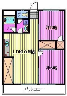 渋谷コート2号館【4階】の間取り