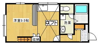 クレセント クレ【2階】の間取り