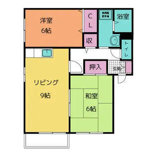 メゾン・フルーレ【2階】の間取り