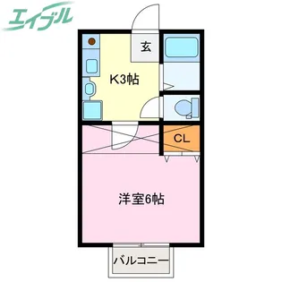 アティック【1階】の間取り