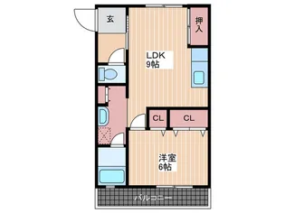 山田ビル【4階】の間取り