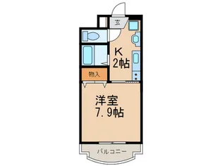 第二ニユー高貴【1階】の間取り