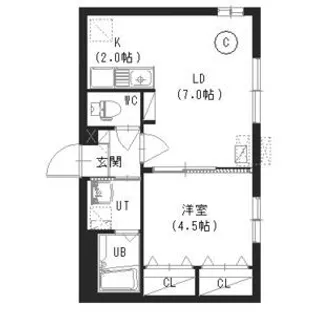 cocoLu(ココル)【3階】の間取り