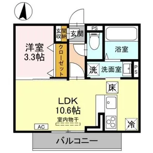 Espoir【1階】の間取り