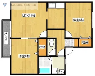 ラポール【1階】の間取り