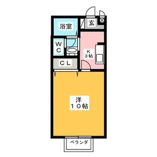 リビングタウン上並榎B【2階】の間取り