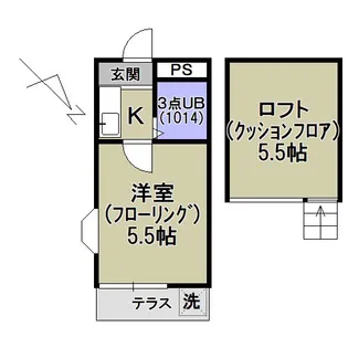 ハイムトレンディI【1階】の間取り