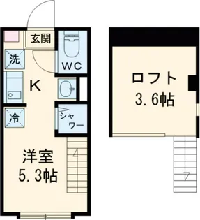 ル・ブラン小岩【2階】の間取り