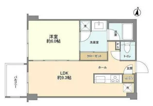 東京都新宿区西落合1【マンション】の間取り