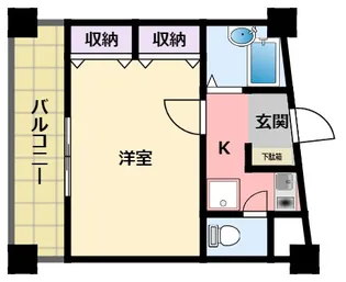 タ トルビルII【4階】の間取り