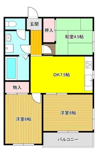 静岡県駿東郡清水町徳倉【アパート】の間取り