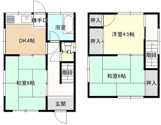 広島県安芸郡府中町本町5【一戸建】の間取り