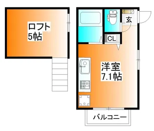 リバーウィンド【2階】の間取り