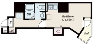 コートタワー新横浜【8階】の間取り