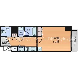 インザグレイス塚本ソレイユ【10階】の間取り