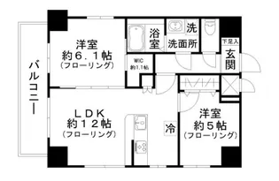 東京都台東区入谷2【マンション】の間取り