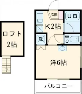 メゾンアンタレス鷺宮【2階】の間取り