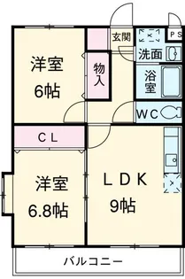 ブライトタイムII【4階】の間取り