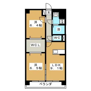 マジェスティ【1階】の間取り