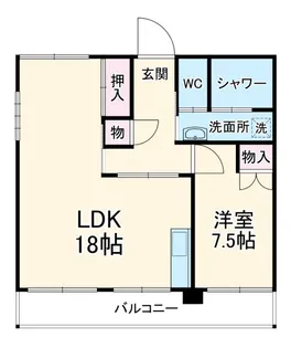 イミソーレ岩倉【2階】の間取り
