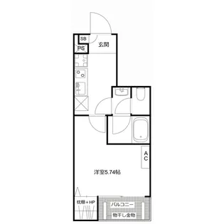 MQuarto鶴瀬【2階】の間取り