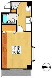 ジュネス沖新【4階】の間取り