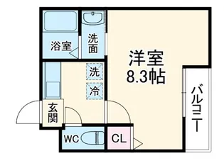 EN西ノ京二条【4階】の間取り