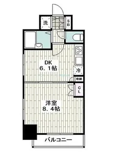 ラメゾン桜木町壱番館【3階】の間取り