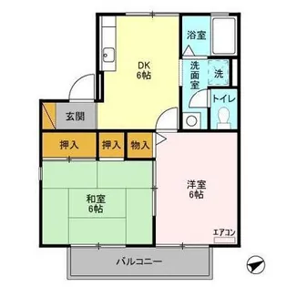 サンアベニュー I【2階】の間取り