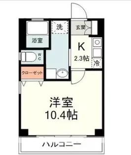 グリーン川辺【4階】の間取り