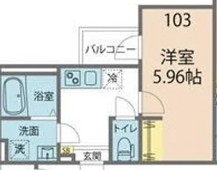カインドネス中央林間【1階】の間取り