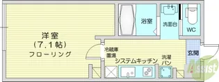 メゾンシュシュ桜ヶ丘【1階】の間取り