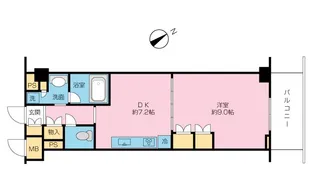 ル・ボナール平和台【3階】の間取り