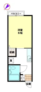 シティハイムかや【2階】の間取り