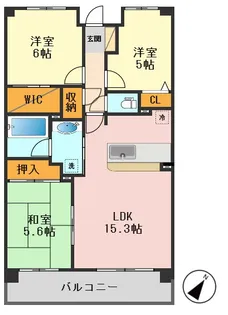 東京都葛飾区東新小岩2【マンション】の間取り