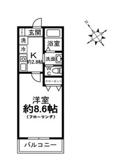 埼玉県さいたま市緑区美園3【アパート】の間取り