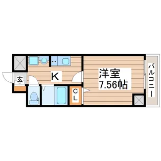 CircleIII長町【8階】の間取り