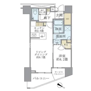 Brillia THE TOWER TOKYO YAESU AVENU【23階】の間取り