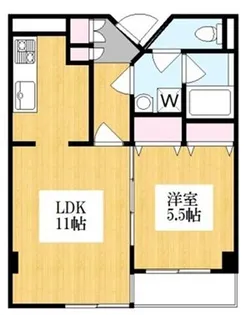 岩城ビル【2階】の間取り