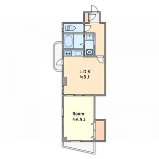 1LDKの間取り画像