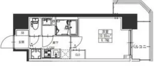 S-RESIDENCE堺湊駅前azure【2階】の間取り
