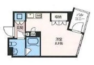 エスティメゾン板橋C6【5階】の間取り