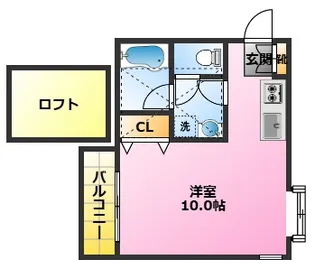 トパーズII【1階】の間取り