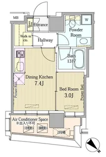 MY TOWER RESIDENCE【11階】の間取り