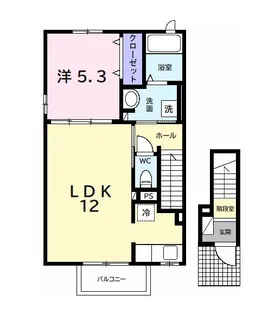 チャコール【2階】の間取り