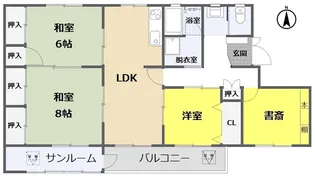 ソレイユ乾徳【3階】の間取り