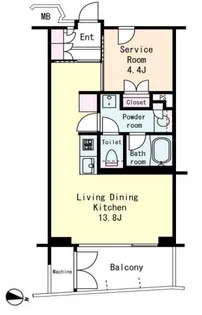 代々木参宮橋テラス【1階】の間取り