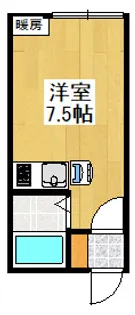 ハイツメモリーB【2階】の間取り
