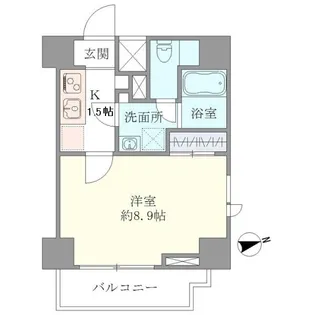 東京都港区白金1【マンション】の間取り